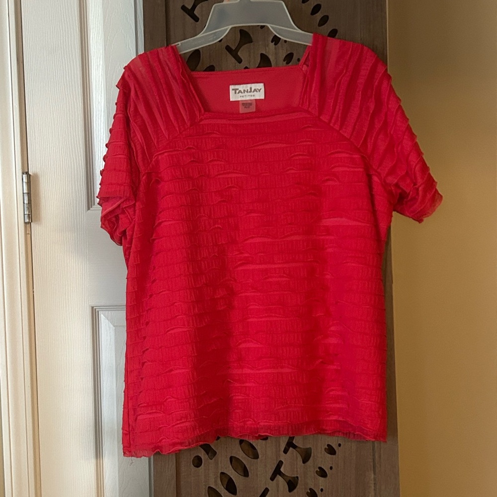 Vintage 90s Deep Orange Top